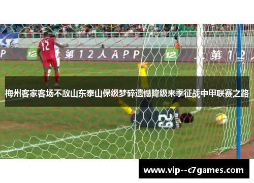 梅州客家客场不敌山东泰山保级梦碎遗憾降级来季征战中甲联赛之路 梅州客家客场不敌山东泰山保级梦碎遗憾降级来季征战中甲联赛之路